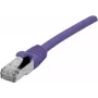 EXERTIS CONNECT Cat. 6 F/UTP patchkabel, 2 m, paars, PoE, halogeenvrij 854413