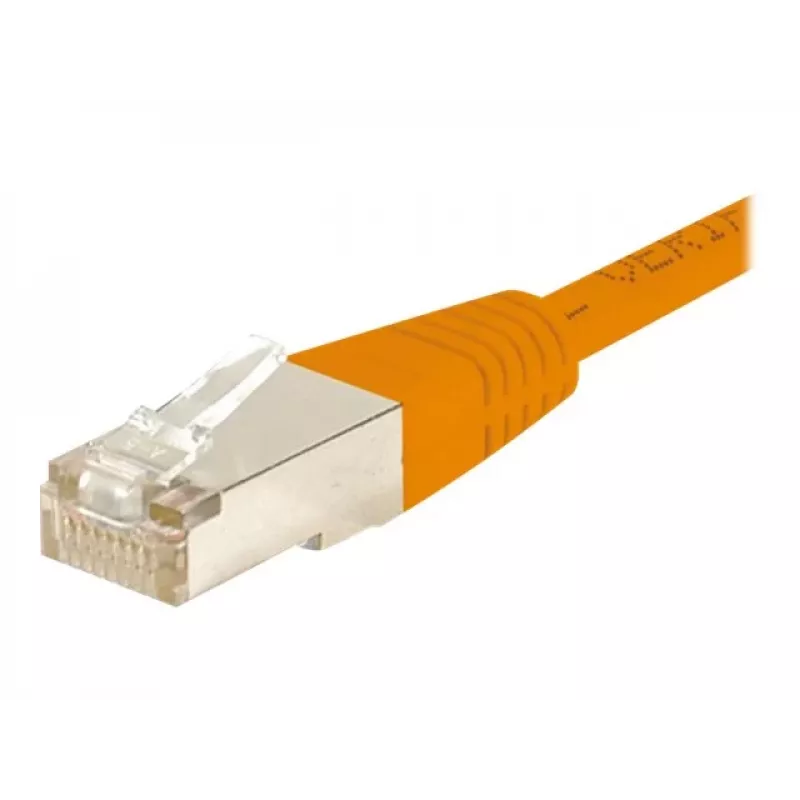 EXERTIS CONNECT CAT6 F/UTP patchkabel, oranje, 25 m, slim snagless 853339