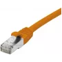 EXERTIS CONNECT Cat6 F/UTP patchkabel, PoE, LSZH, oranje, 1 m 854422