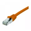 EXERTIS CONNECT Cat6 F/UTP patchkabel, PoE, LSZH, oranje, 1 m 854422