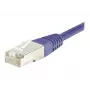 EXERTIS CONNECT Cat.6 F/UTP patchkabel, violet, 15 m, slim snagless boot 853340