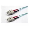 Ekivalan OM3 duplex glasvezel patchkabel SC/SC, 50/125 µm, aqua, 2,0 m COZOM3DCDC2SA0020A