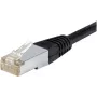 Exertis Connect 845038 Waterbestendige Cat.6 F/UTP patchkabel, 0,5 m, zwart, slanke knikbescherming