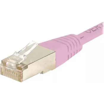 EXERTIS CONNECT Cat.6 S/FTP PiMF patchkabel, RJ45, roze, 1,5 m 854481