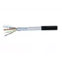 EXERTIS CONNECT CAT.6 F/UTP waterdichte outdoor-patchkabel, 5 m, zwart 845042
