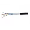 EXERTIS CONNECT CAT.6 F/UTP waterdichte outdoor-patchkabel, 5 m, zwart 845042