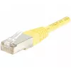 Exertis Connect 853353 Cat.6 F/UTP patchkabel, 50 m, geel, slanke knikbescherming