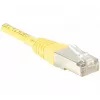 Exertis Connect 853353 Cat.6 F/UTP patchkabel, 50 m, geel, slanke knikbescherming