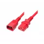 Exertis Connect IEC stroomkabel C14 naar C13, rood, 5,0 m 808048