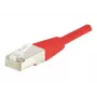 EXERTIS CONNECT Cat6 F/UTP patchkabel, rood, 25m, slanke rasterschutz 853327