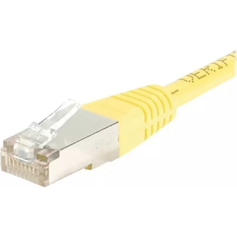 Exertis Connect 854103 0,5m Cat5e F/UTP (FTP) gele netwerkkabel