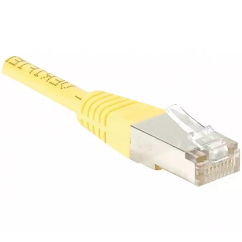 Exertis Connect 854103 0,5m Cat5e F/UTP (FTP) gele netwerkkabel