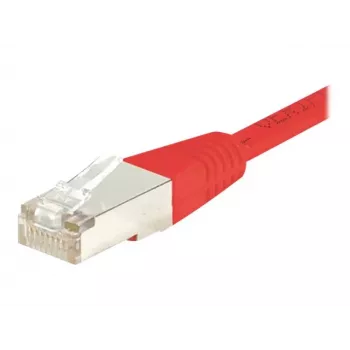 EXERTIS CONNECT Cat6 F/UTP patchkabel, rood, 50m, slimline rasterschutz 853351