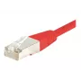 EXERTIS CONNECT Cat6 F/UTP patchkabel, rood, 50m, slimline rasterschutz 853351