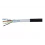 EXERTIS CONNECT outdoor patchkabel F/UTP CAT.6 waterdicht zwart 10m 845044