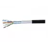 EXERTIS CONNECT outdoor patchkabel F/UTP CAT.6 waterdicht zwart 10m 845044