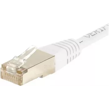Exertis Connect 853811 Cat.6 F/UTP patchkabel, 1 m, wit, slanke knikbescherming