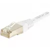 Exertis Connect 853811 Cat.6 F/UTP patchkabel, 1 m, wit, slanke knikbescherming