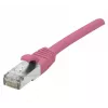 EXERTIS CONNECT Cat 6A S/FTP patchkabel, roze, 1,5 m, slim snagless 854377