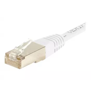 EXERTIS CONNECT CAT.6 F/UTP patchkabel, wit, 3,0 m, slim bend protection 853814