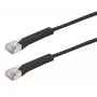 Exertis Connect RJ45-patchkabel, Cat. 6A, F/FTP, haaks, halogeenvrij, zwart, 3,0 m (854015)
