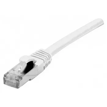 EXERTIS CONNECT Cat.6 F/UTP PoE LSZH witte 30m patchkabel met snagless boot 854408