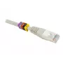Exertis Connect Dexlan kabelmarkeringsring, geel, cijfers 0-9, 100 stuks 753490