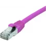 EXERTIS CONNECT Cat 6 F/UTP patchkabel, PoE, halogeenvrij, roze, 10 m 854437
