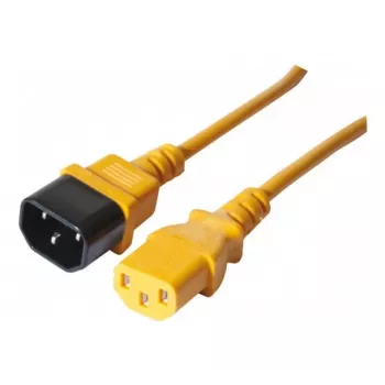 EXERTIS CONNECT stroomverlengkabel IEC C14 naar C13, 1,8 m, oranje EXC808075