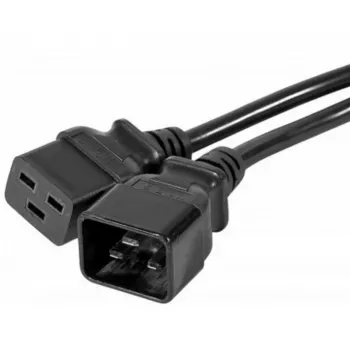 EXERTIS CONNECT IEC C20 naar C19 stroomverlengkabel, 3 m, zwart 808003