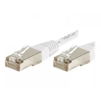 Exertis Connect 853816 Cat.6 F/UTP patchkabel, 10 m, wit, slanke knikbescherming