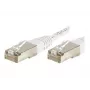 Exertis Connect 853816 Cat.6 F/UTP patchkabel, 10 m, wit, slanke knikbescherming