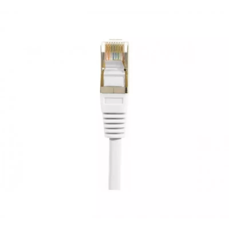 Exertis Connect 853816 Cat.6 F/UTP patchkabel, 10 m, wit, slanke knikbescherming