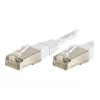 Exertis Connect 853816 Cat.6 F/UTP patchkabel, 10 m, wit, slanke knikbescherming
