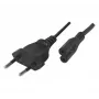 Exertis Connect netkabel, Eurostekker naar Euro-8-bus, zwart, 1,0 m (808308)