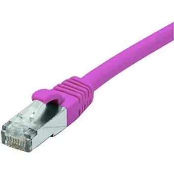EXERTIS CONNECT Cat 6 F/UTP patchkabel, PoE, halogeenvrij, roze, 0,3 m 854431