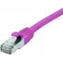 EXERTIS CONNECT Cat 6 F/UTP patchkabel, PoE, halogeenvrij, roze, 0,3 m 854431