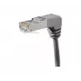 EXERTIS CONNECT Cat.6A S/FTP patchkabel, 2,0 m, grijs, haakse aansluitingen naar beneden 854289