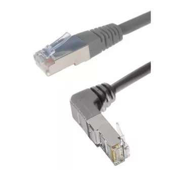 Exertis Connect Cat. 6A S/FTP patchkabel, haaks, grijs, 3,0 m 854305