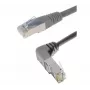 Exertis Connect Cat. 6A S/FTP patchkabel, haaks, grijs, 3,0 m 854305