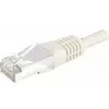 EXERTIS CONNECT Cat6 S/FTP PiMF patchkabel, grijs, 0,7 m, slanke snagless tule 856837