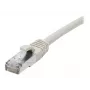 EXERTIS CONNECT Cat. 6A S/FTP patchkabel, TPE, halogeenvrij, GRS-gecertificeerd, snagless, grijs, 1 m 854503
