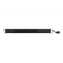 EXERTIS CONNECT 19 inch 1U 9-voudige IEC C13 PDU, aluminium behuizing, 2,5 m kabel, zwart 808901