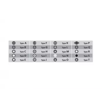 EXERTIS CONNECT precisie-schroevendraaierset, 11-delig met 10 verwisselbare bits in opbergbox (815650)