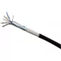 Exertis Connect Cat6 outdoor patchkabel RJ45 naar RJ45, F/UTP, 20 m, zwart 845046