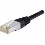 EXERTIS CONNECT Cat.6a F/UTP patchkabel, 2 m, zwart, 10 Gbps, slim snagless 850016
