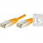 EXERTIS CONNECT Cat.6 S/FTP patchkabel, PiMF, oranje, 0,7 m 854466