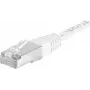 EXERTIS CONNECT Cat.6a F/UTP patchkabel, 10 m, zwart, 10 Gbps, RJ45, slanke knikbescherming 850020