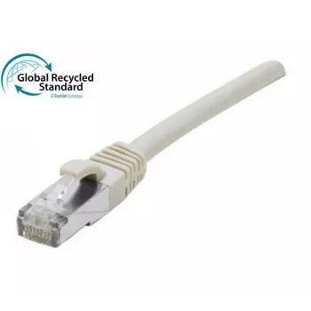 EXERTIS CONNECT Cat. 6A S/FTP patchkabel, PiMF, halogeenvrij TPE, grijs, 2 m 854505