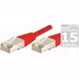 EXERTIS CONNECT Cat5e F/UTP patchkabel, RJ45, rood, 0,3 m 857050
